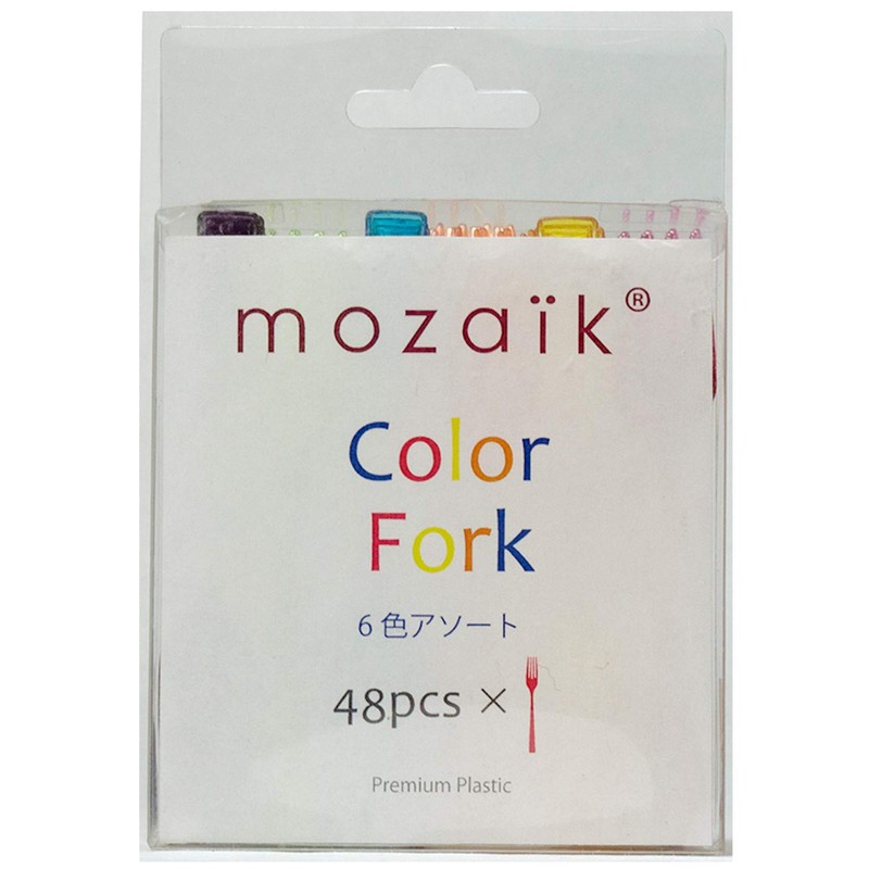 Arm Company Mozaik MZMMTFMX48 Colorful Mini Forks, Green/Blue/Orange/Yellow/Pink/Purple, 3.9 inches
