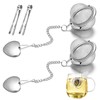 Tea Infuser, Stainless Steel Tea Strainer Ball with Teas Scoop