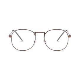 Naikomly Retro Nearsighted Glasses -3.75 Unisex Metal Distance Glasses