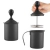 Stainless Steel Manual Double Mesh Milk Frother Foam Maker Coffee