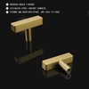 goldenwarm 5Pack Gold Cabinet Pulls Kitchen Hardware Drawer Knobs LS1212GD