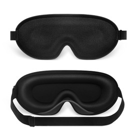 Sleep Mask, NEESTARTLY 3D Concave Design, Non Pressure, Ultra-Soft, Adjustable Eye Mask for Women Men, Eye Shades for Travel/Naps/Yoga/Insomnia