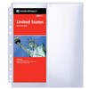 30 Pack 60 Pockets 4.5x11” Folded Map Sleeves, Ultra-Clear Brochure