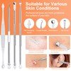 Blackhead Remover Tool Kit, IUMAKEVP 15 PCS Professional Stainless Steel