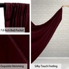 KUKUSOUL 10x10FT Wedding Curtain Backdrop Burgundy Curtains for Parties Wedding