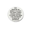 CJ&M Stainless Steel 1 Year Sobriety Coin,Triplate AA Chip,Celebrate Recovery