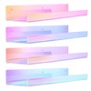 upsimples Acrylic Shelves for Wall Decor, 15" Display Shelf for
