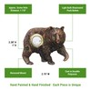 Waterwood Bear Doorbell in Bronze Plated Durable Polyresin - Lighted
