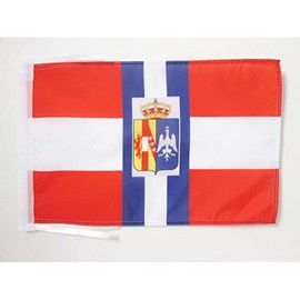 War Duchy of Modena and Reggio Flag 18'' x 12'' cords - Modena SMALL flags 30 x 45cm - Banner 18x12 in - AZ FLAG