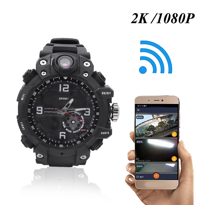 Outdoor Wifi Waterproof Smartwatch Action Camera 12 Million High Definition