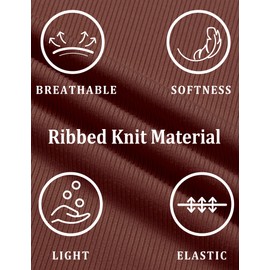 Ekouaer Capri Pajamas for Women Set Short Sleeve Lounge Set Soft Sleepwear Pullover Top and Pants Wine Red