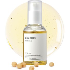 mixsoon Bean Essence - Sérum Hidratante y Exfoliante Líquido Suave 2 en 1 para Glass Skin, Extracto de Soya Fermentada para Textura Suave y Cuidado de Poros, K-Beauty, 50ml