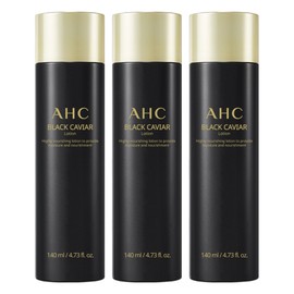 AHC Black Caviar Lotion, 140ml, 3 pieces / AHC 블랙캐비어로션, 140ml, 3개