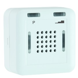 ELDAT RS09E: Wireless Bell Extension Set, Ringtone Forwarding for Existing Bell Doorbell and Front Doorbell, Bell Systems Wireless Converter, Wireless Bell Extension, Bell Amplifier