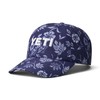 YETI Floral Print Baseball Cap, Navy
