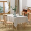 CHUFFED 100% Linen Tablecloth, Rectangular Tablecloth, High-Quality Linen Fabric Tablecloth