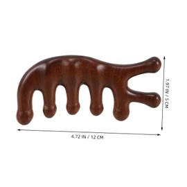 SAFIGLE Wooden Wide Tooth Comb Natural Scalp for Hair Care Relaxation Tool for Stress Reduction and Enhanced Hair Growth Suitable for Men and Promotes Scalp Health and Wellbeing