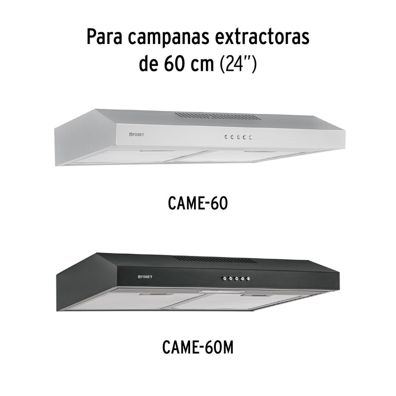 Foset FILC-CAME, Filtro de carbón para campanas CAME-80/60
