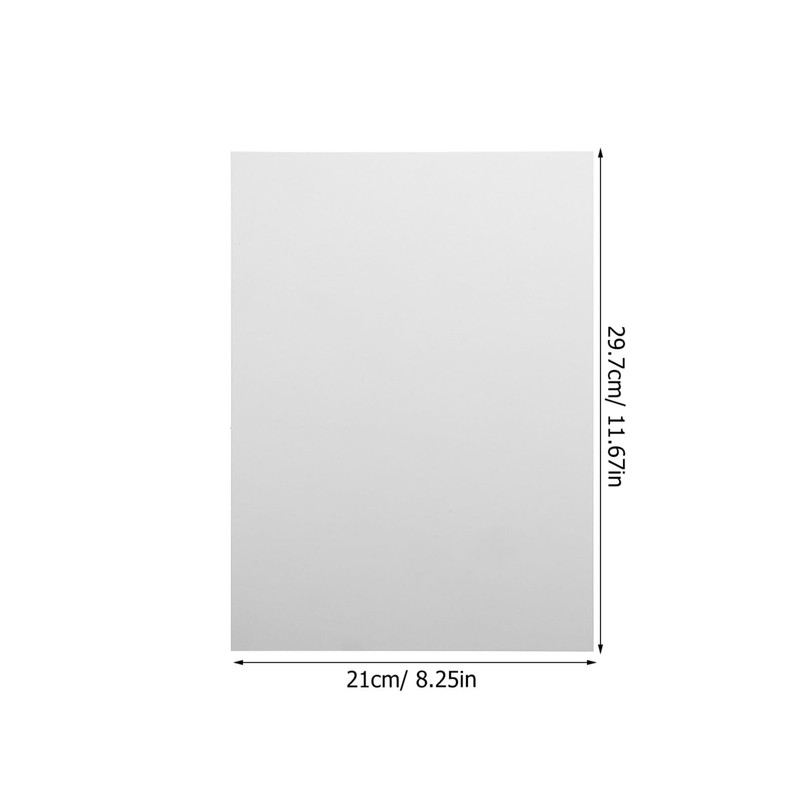 GLEAVI 10pcs Hard Sheets Panels for Crafts Fire Retardant and