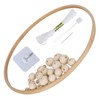 DIY Wind Chimes Kit Round Wood Beads Crafts Ornaments Hand