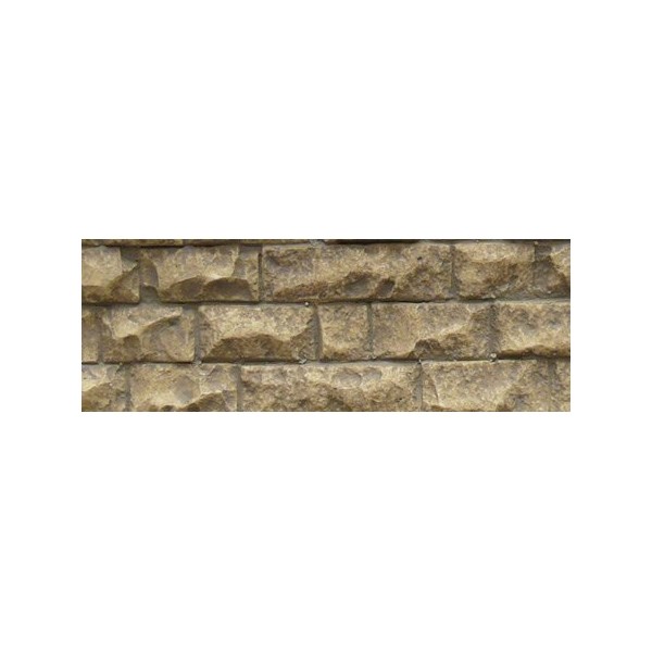HO/O Flexible Medium Cut Stone Wall, 3.4"x13.25"