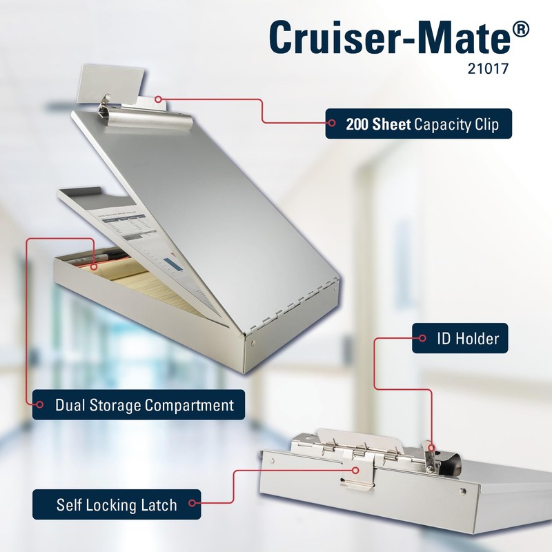 Saunders Metal Clipboard with Storage, Letter Size Heavy Duty Contractor