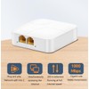 RJ45 Ethernet Splitter 1 to 2, 1000Mbps Gigabit Network Splitter