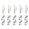 sourcing map 9pcs Ball End Hex Screwdriver Bit Set 1.5mm-10mm