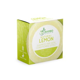 Solid Shampoo Bar And Conditioner Effect Hair Soap – Natural Shampoo Bars For Hair With Plant Based Essential Oils And Zero Waste Biodegradable Packaging (Lemon)