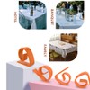 KARELLS 6 x Thick Tablecloth Clips, Garden Table Clamp, Tablecloth
