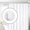 12 Pack White Shower Curtain Clips – Self Adhesive Showers