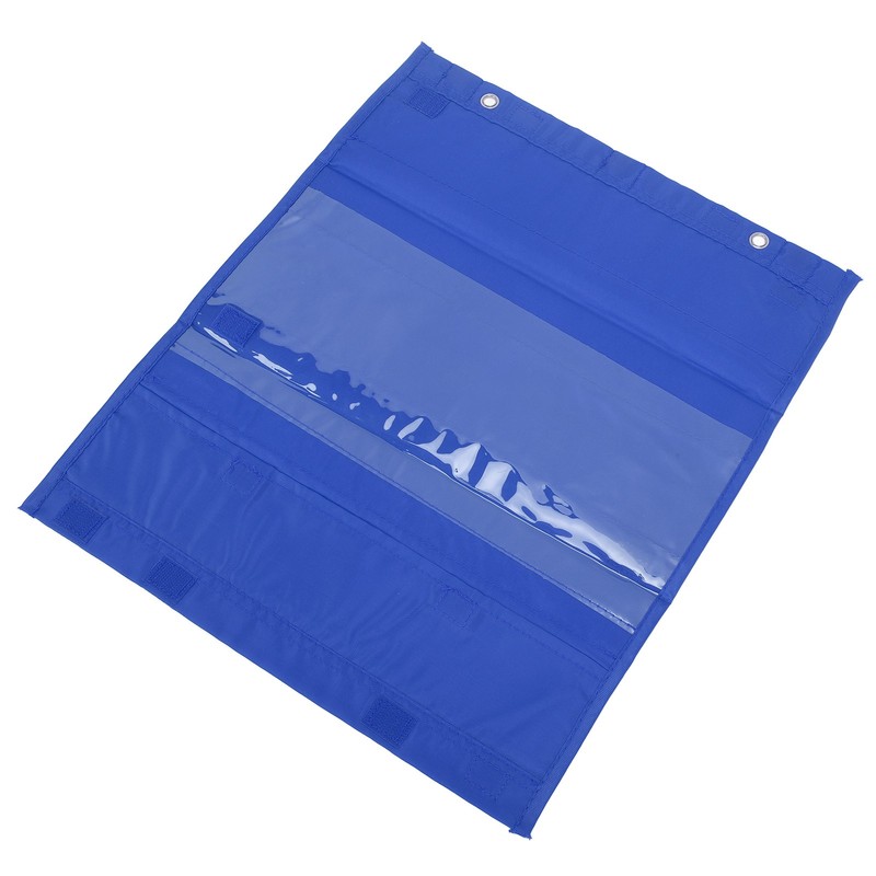 Magnetic Pocket Chart 5 Rows Transparent Schedule Pocket Chart for