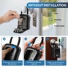 NBYT Portable Combination Lock Box House Key Hide Waterproof Key