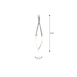 Kingfisher Spring Fly Tying Scissors, Curved