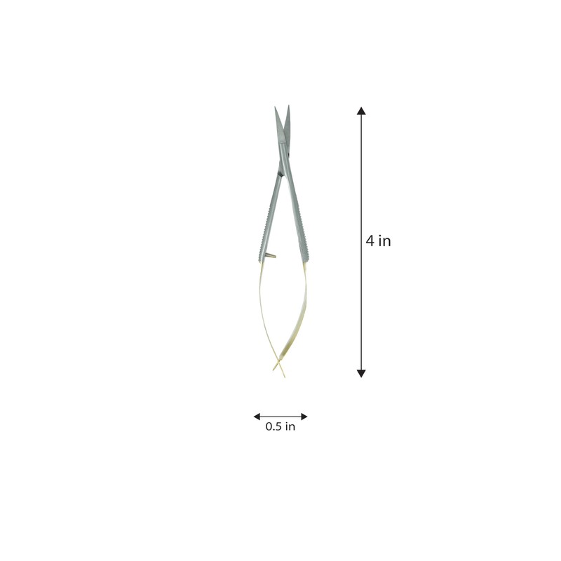 Kingfisher Spring Fly Tying Scissors, Curved