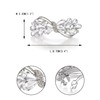 EVER FAITH Hair Clip Wedding Austrian Crystal Rhinestone Water Drop