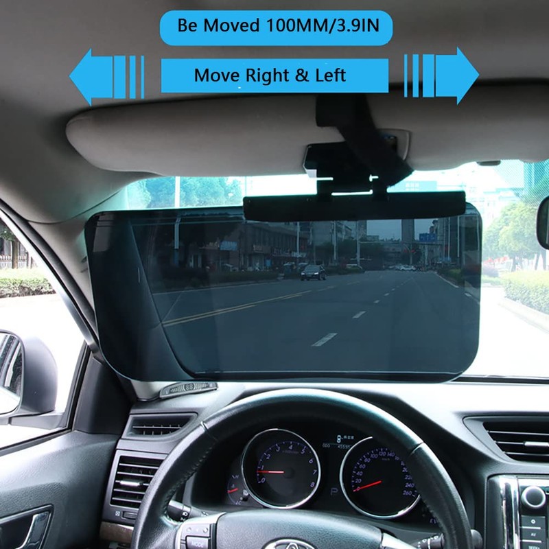Riloer Anti-glare car visor, car sun visor, suitable for most
