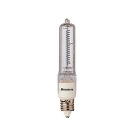 Bulbrite Q75FR/MC 120-Volt Halogen JD Type Mini-Candelabra E11 Bulb, Frosted, 75-Watt