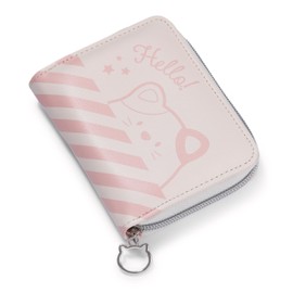 NICI Mymochi Hello! 61818 Purse 12 x 9.5 cm Beige with Zip Bag for Girls and Teenagers Fans Gift