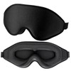 WLLHYF Silk Sleep Mask, 3D Stereo Deep Sleep Eye Mask