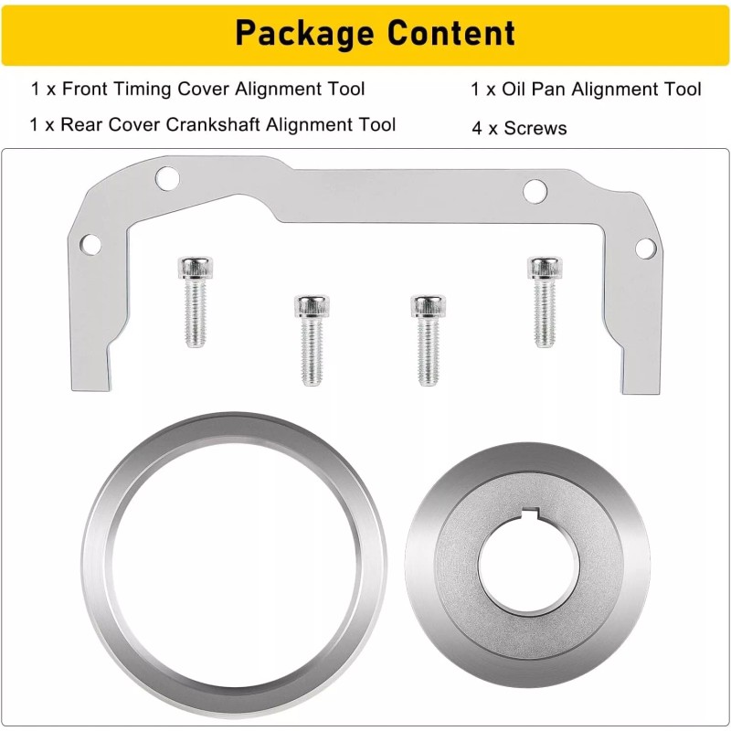 Camoo Front Rear Timing Cover & Oil Pans Alignment Tool