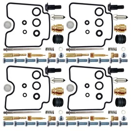 4-Pack Carburetor Carb Rebuild Repair Kits Replacement for Suzuki GSX750F Katana 1998-2006