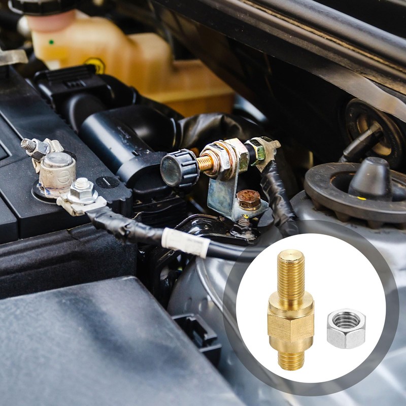 MECCANIXITY 3/8 Inch Battery Terminal Charging Posts Battery Terminal Connector