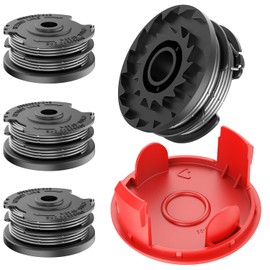 TRUSTLIONTEK Thread Spools, for Bosch Trimmer ART 36-36 LI, ART24/24+, ART 27/27+, ART 30/30+, Replacement Spool F016800351 (4 Thread Spools + 1 Spool Cover)