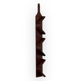 Wooden Mallet Dakota® Wall Mounted 6 Bottle Wine Rack in Mahogany Finish