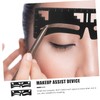 FRCOLOR Sets Professional Eyebrow Ruler Makeup Stencil Set Reusable Shaper