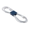 BlueLounge CableClips, Cable Management System (Medium, Dark Blue/Light Blue)
