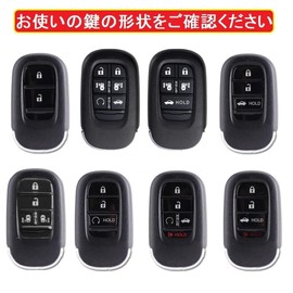 ZANEKO N-BOX N-BOX Custom JF5 JF6 Keychain Civic Vezel Key Cover Compatible with Honda New Step Wagon ZR-V Key Shell, Black
