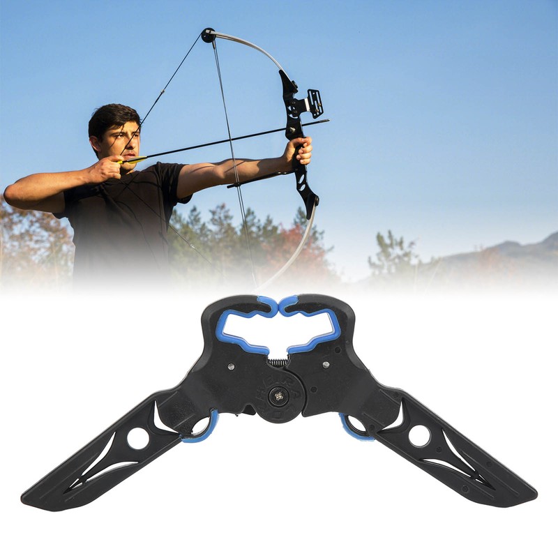 Composite Pulley Bow Bracket Mini Archery Holder Stand Rubber Bow