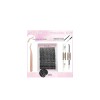 Lash Extension Kit-300 Pcs 50D Eyelash Clusters,Bond+<wbr/>Seal+Lash Applicator Tool
